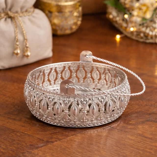 Elegant Silver Tray